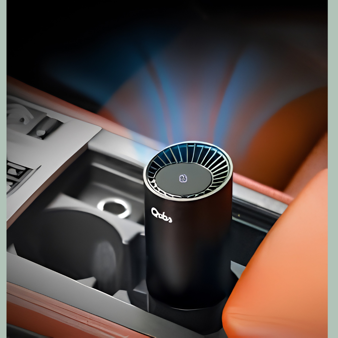 Car Air Purifier with HEPA Filter – Compact Cup Holder Design view 3