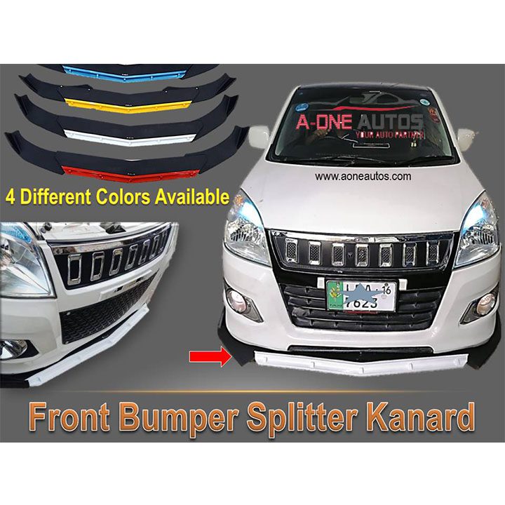 Front Bumper Splitter Kanard Suzuki WagonR
