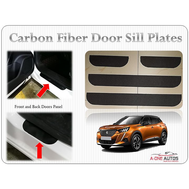 5D Carbon Door Sill Plates Universal