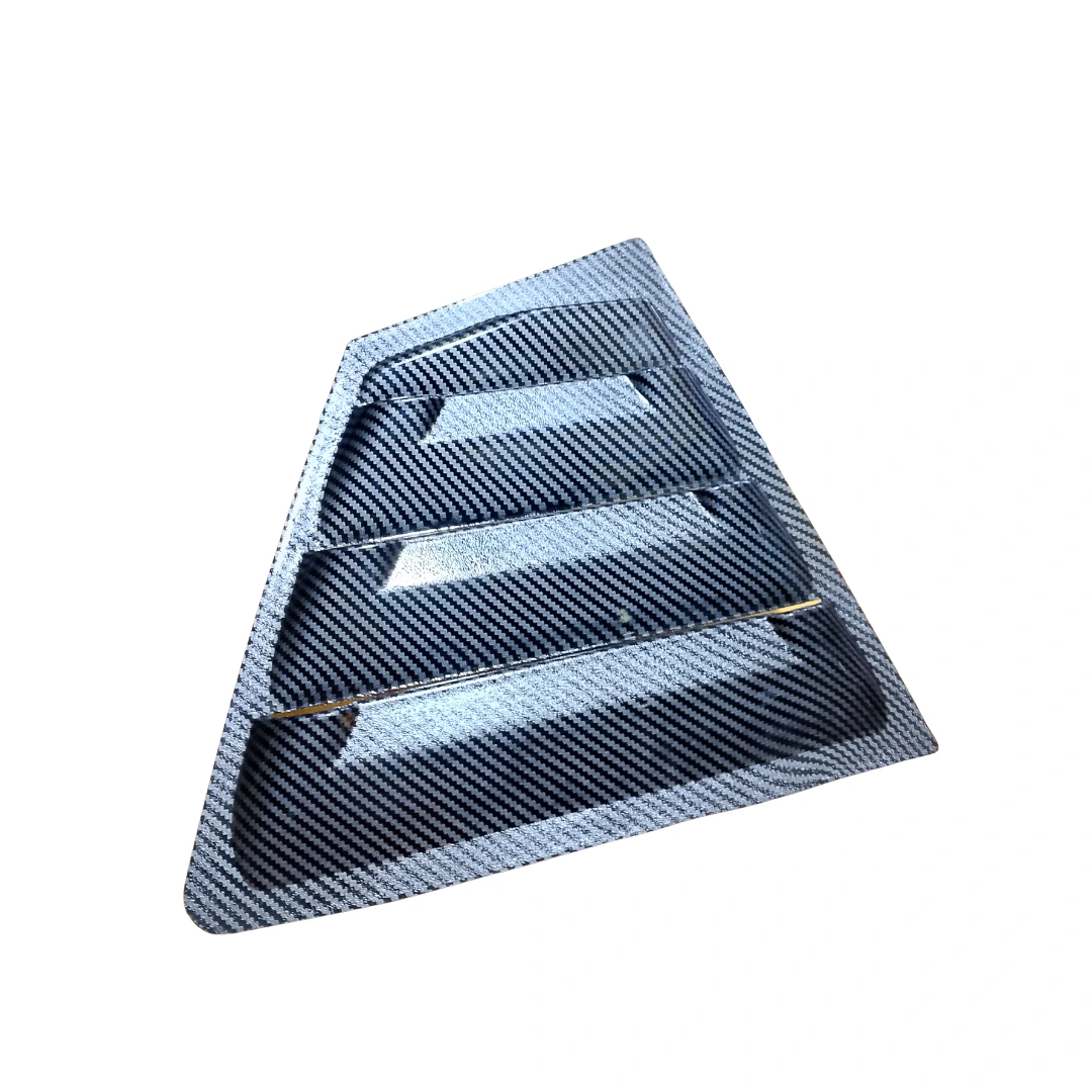 Toyota Yaris Carbon Fiber Spike Design Quarter Glass Louver (Pair) view 2