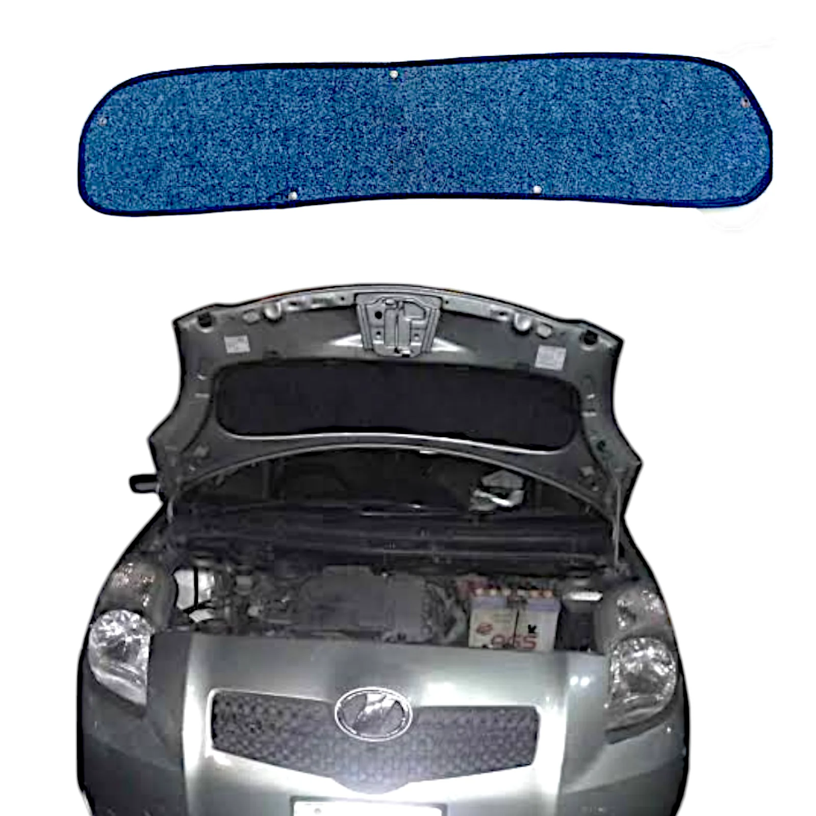 Toyota Vitz 2005-2010 Bonnet Insulator Namda with Clips – Thickness 5mm view 4