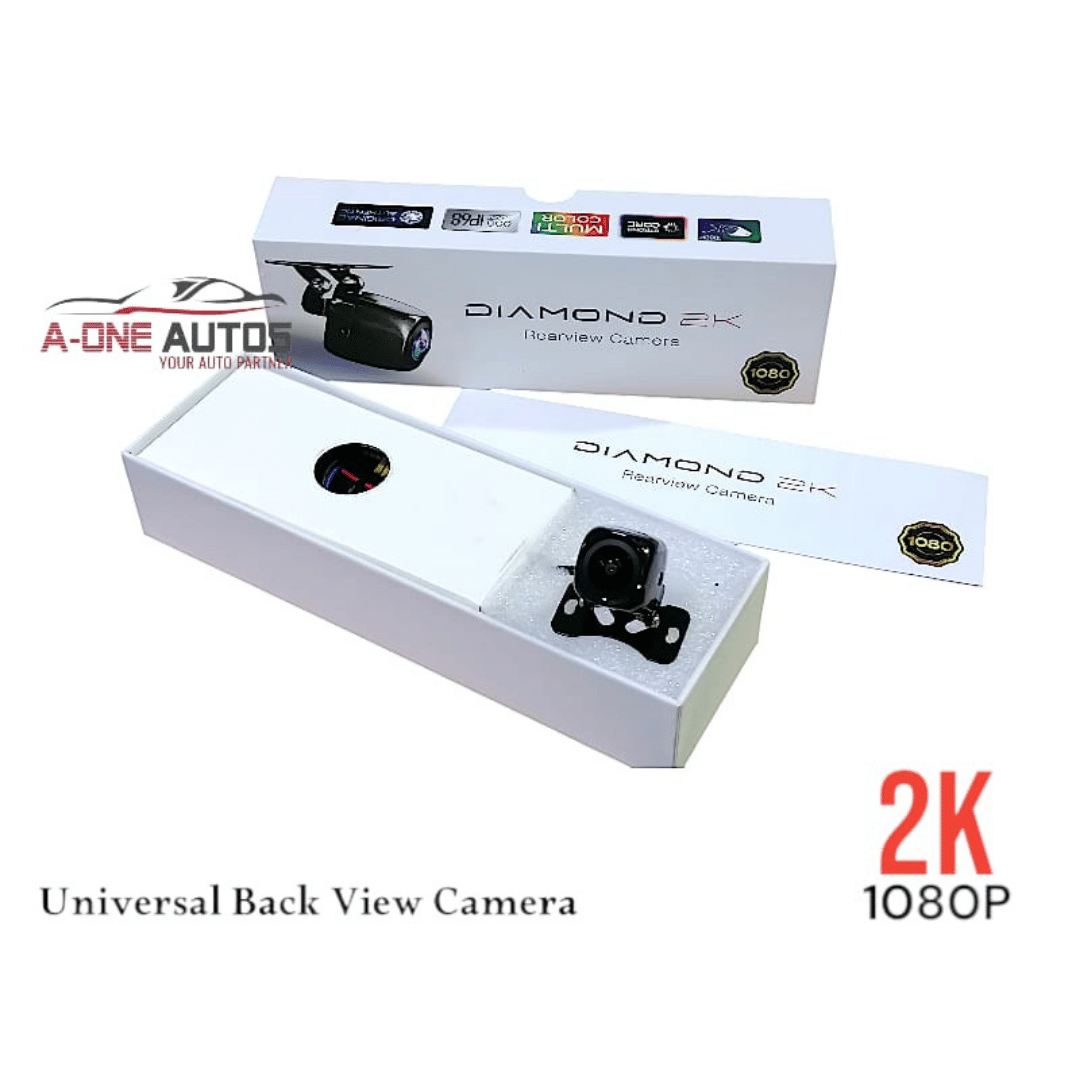 2K Diamond Ultra HD Night Vision Rear View Camera – 12V Universal Fit, IP68 Waterproof view 8