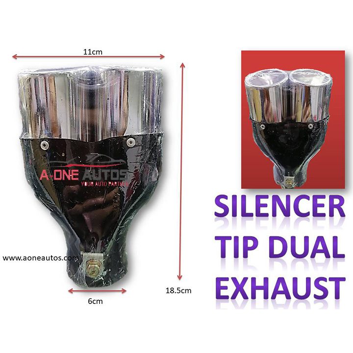 Silencer Tip Dual Exhaust Pipe Fine Quality