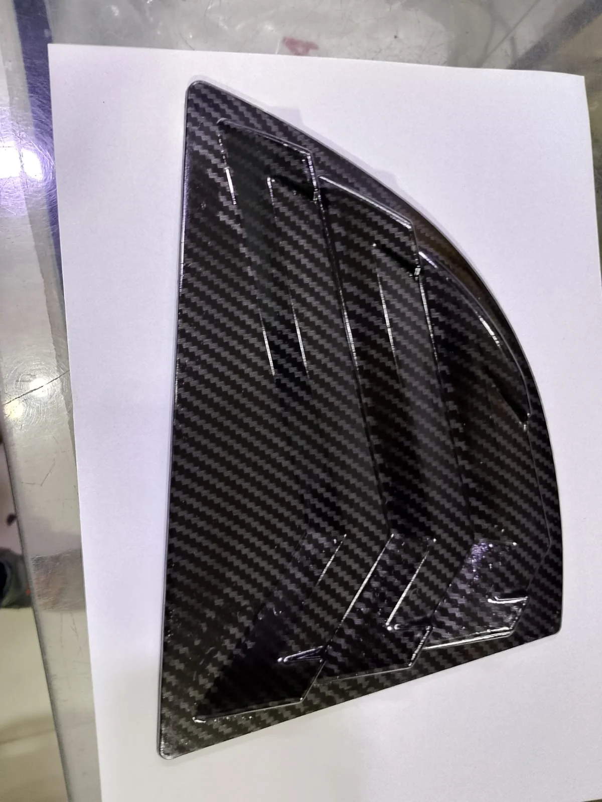 Honda Civic Reborn 2006–2012 Carbon Fiber Mugen Style Quarter Glass Louvers view 3