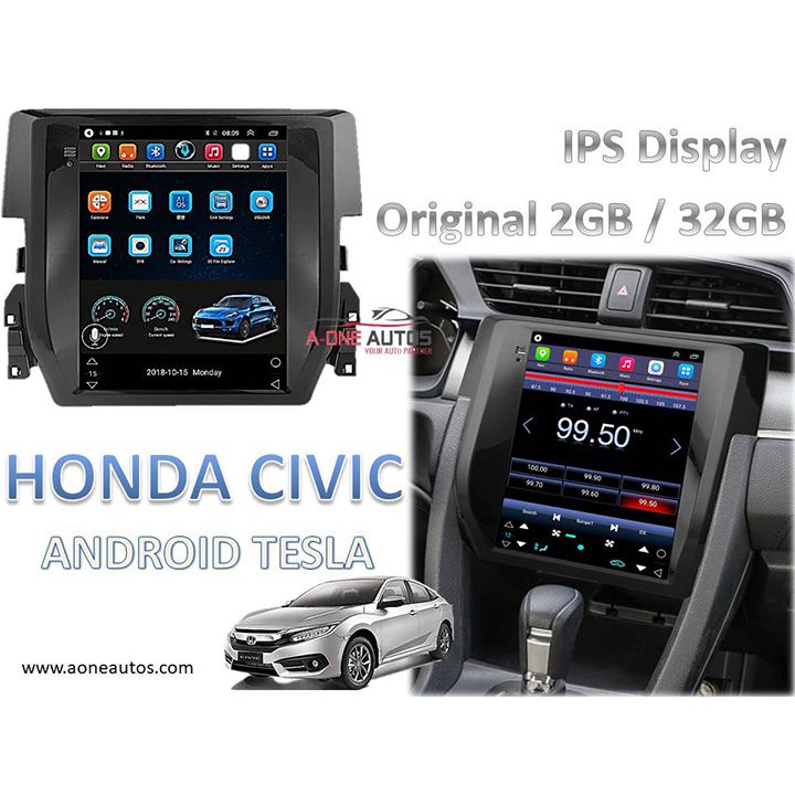 Honda Civic Tesla Android Panel 2GB / 32GB