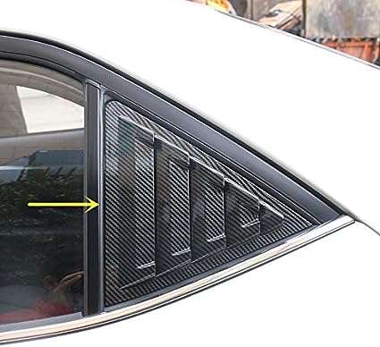 Toyota Corolla 2015-2024 Sporty Design Quarter Glass Louver(Pair) view 2