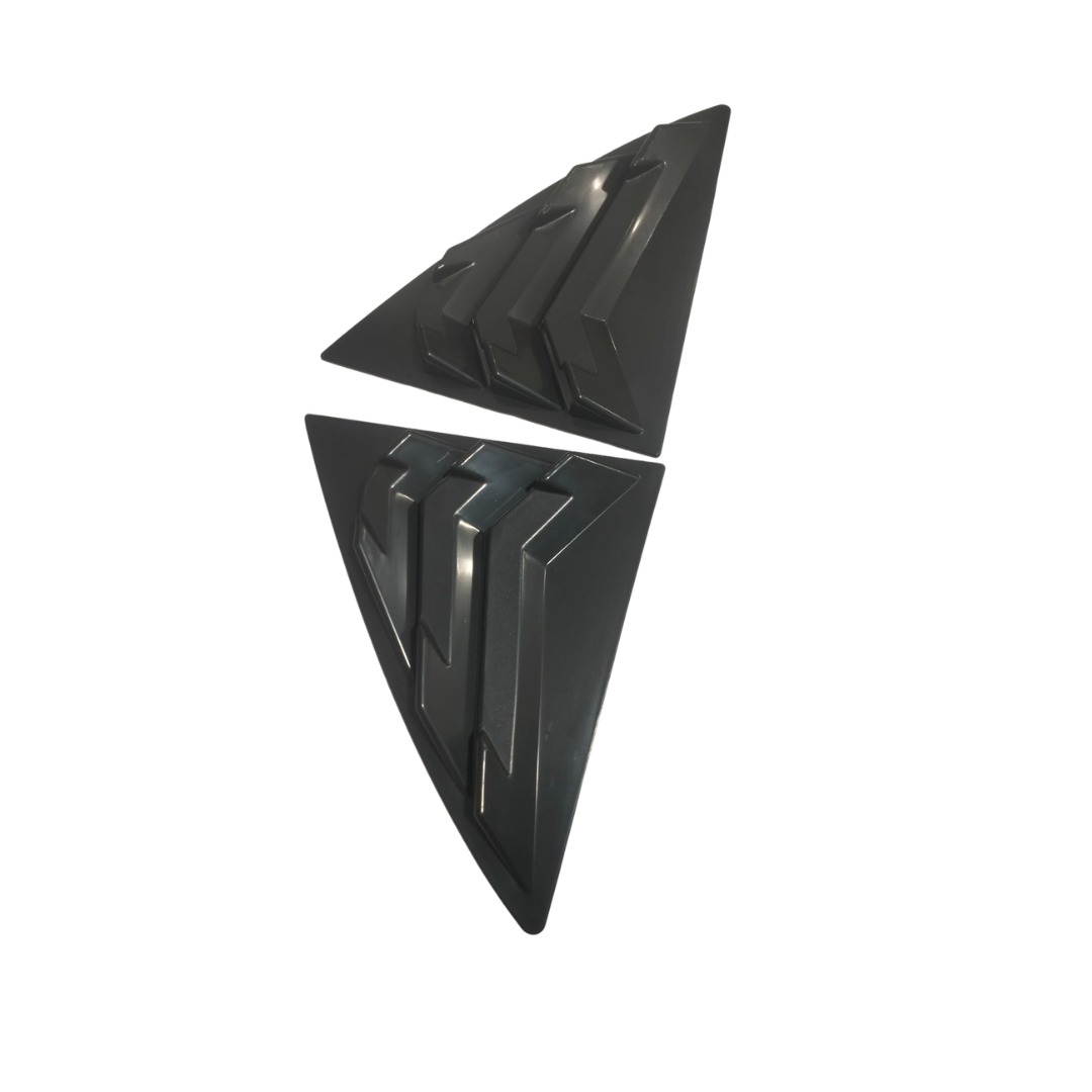 Toyota Corolla 2009-2014 Quarter Glass Louver – New Mugen Design ABS (Pair) view 3