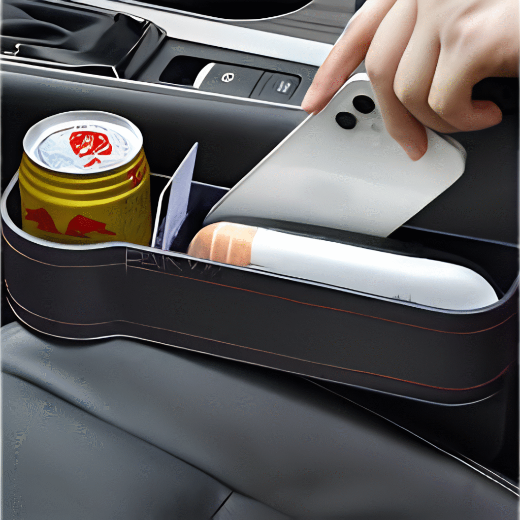 Car Seat Gap Organizer – 4D Space Filler  Pockets (Set of 2) view 5