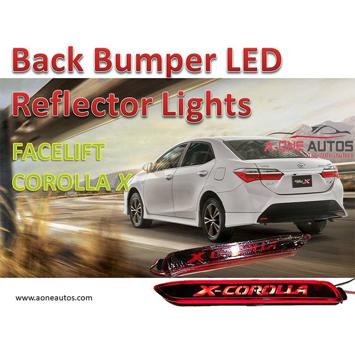 Back Bumper Reflector Lights Corolla X