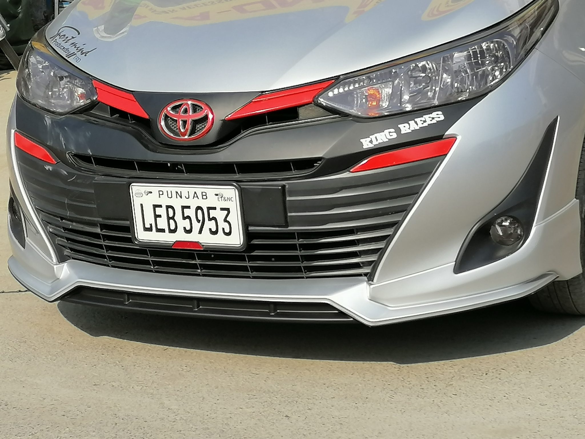 Toyota Yaris Body Kit Painted 4pcs Set view 2