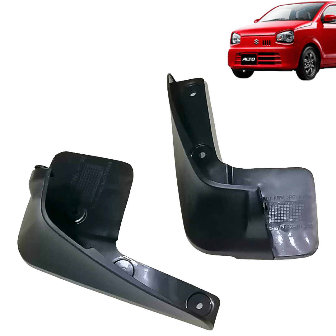 Mud Flap Set Suzuki Alto 4pcs with OEM Quality Fitting in Black Color view 2