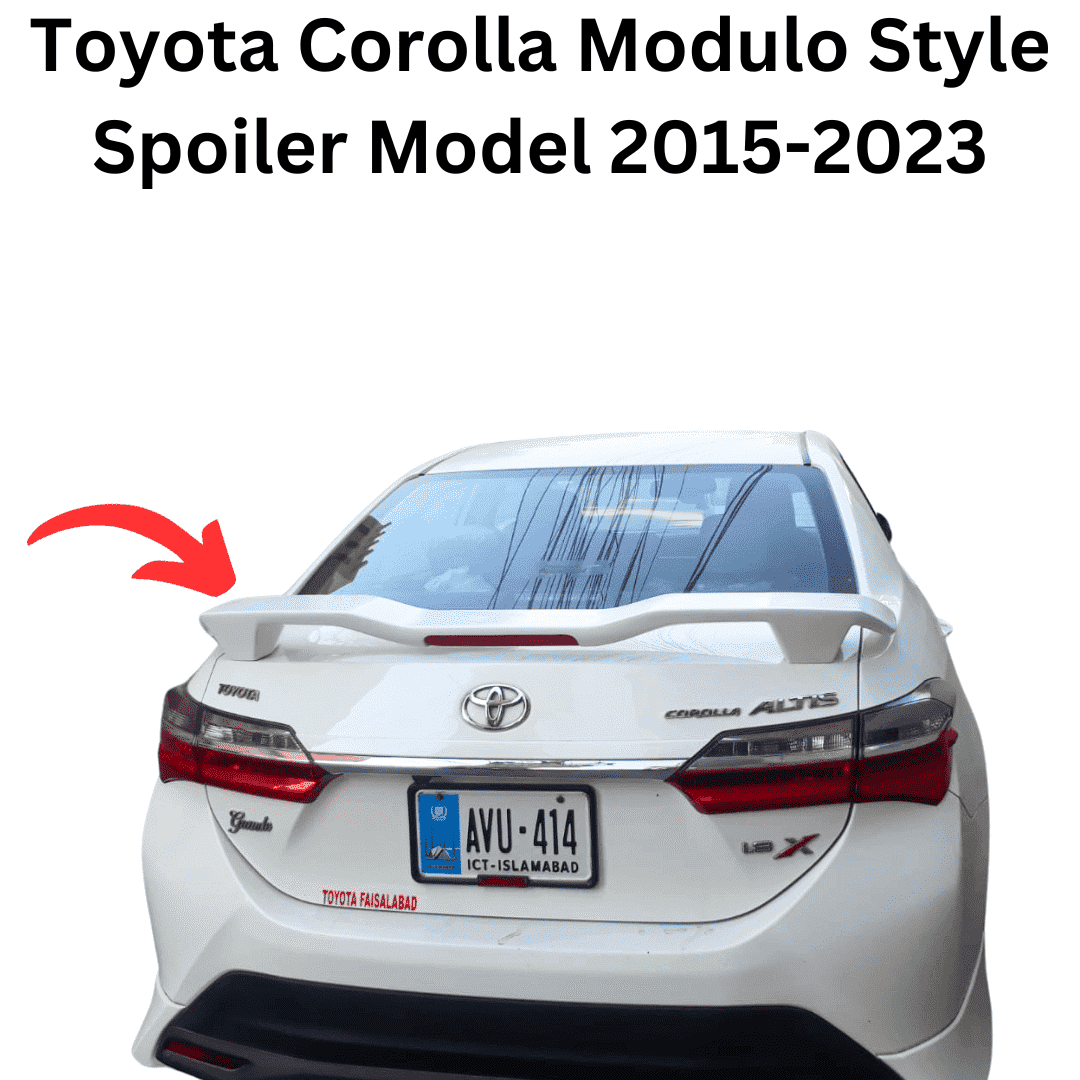 Toyota Corolla | Spoiler | Modulo Style | 2015-23 | Car Exterior Acessories