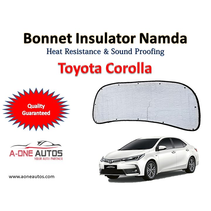 Toyota Corolla Bonnet Namda for Heat Resistance & Sound Proofing