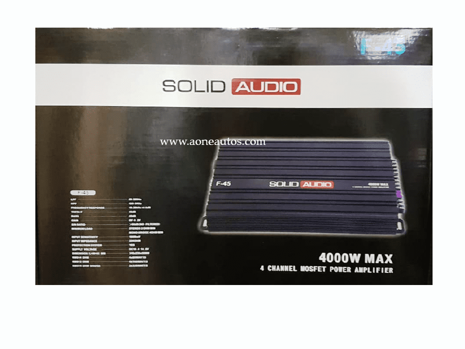 Amplifier Solid Audio F-45 Max Power 4000W