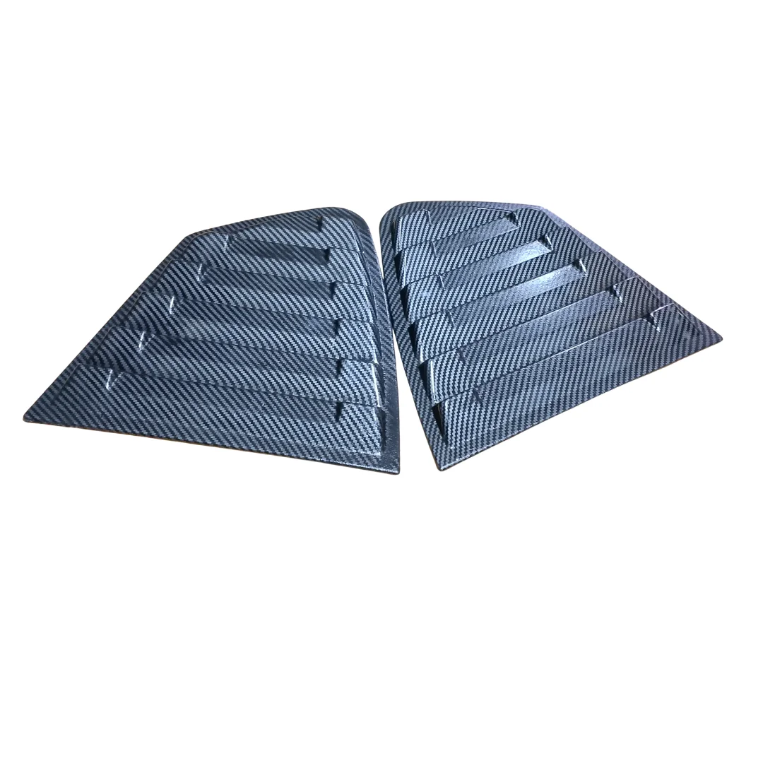 Honda City 2009-2021 Carbon Fiber Design Quarter Glass Louver (Pair) view 3