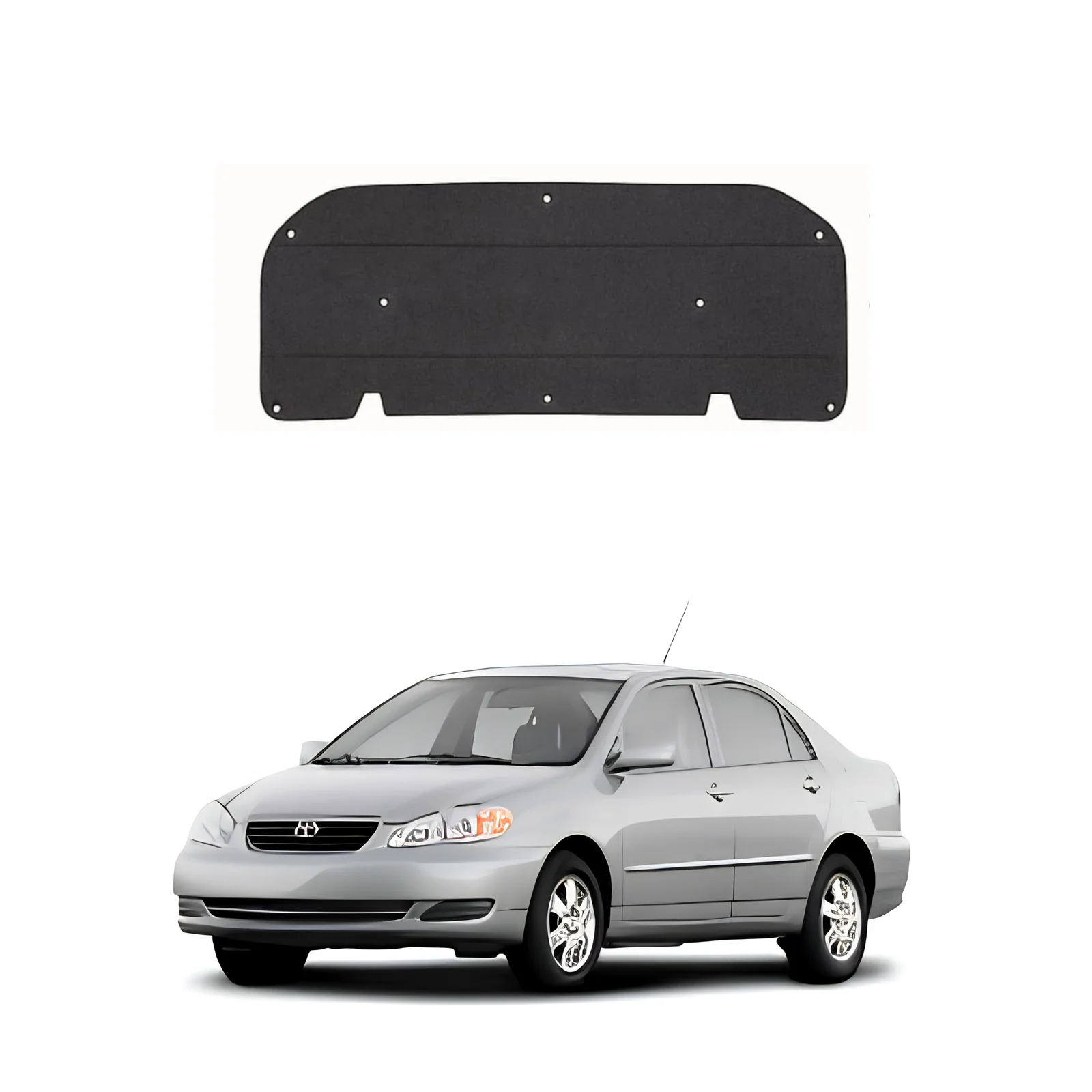 Toyota Corolla 2002-08 Hood Insulator Namda Heat Shield
