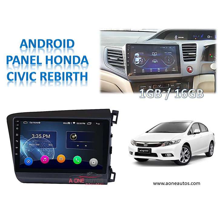 Honda Civic Rebirth IPS Display Android Panel Model – 2013-2015 view 2