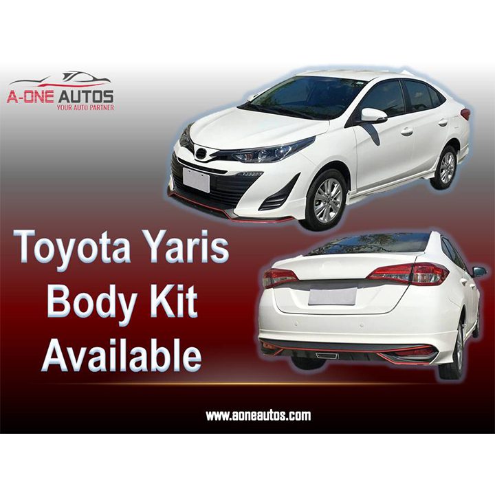 Toyota Yaris Body Kit Painted 4pcs Set