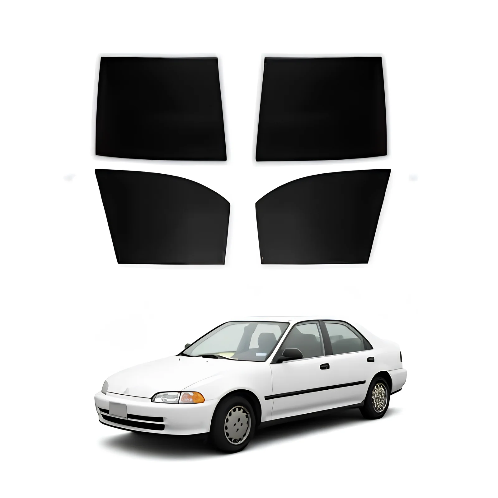 Honda Civic 1992-1995 Flexible Foldable Window Sun Shades