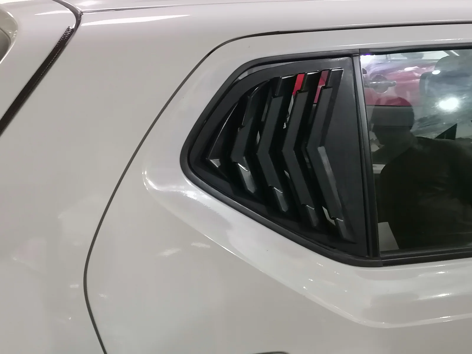Suzuki Alto 2019-2026 Mugen Style Quarter Glass Louvers | ABS Rear Quarter Window Louvers view 6