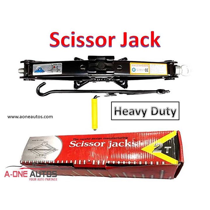 Car Scissor Jack Heavy Duty 2 Ton Loading Capacity Multi