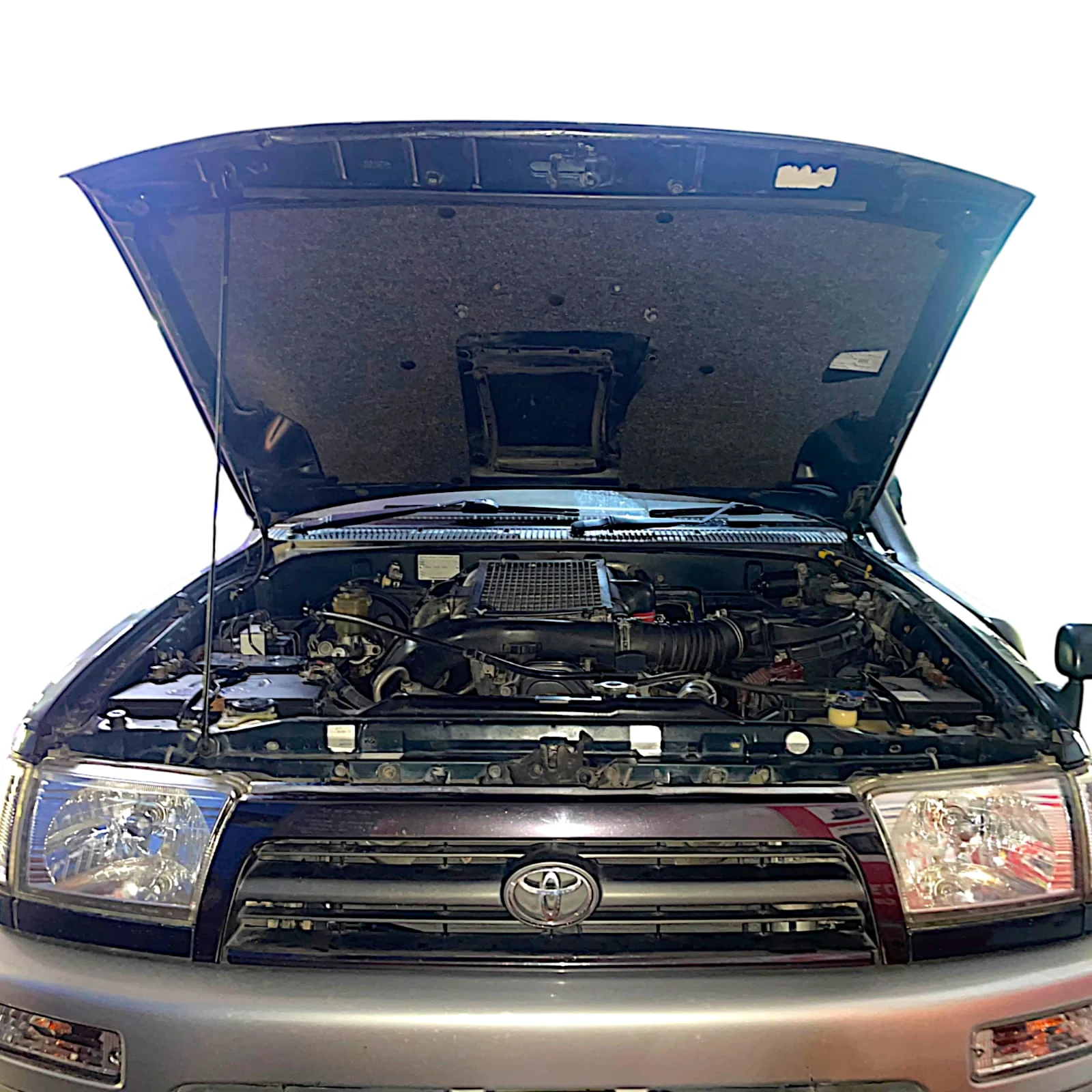 Toyota Hilux Surf Intercooler 1997-02 Bonnet Insulator Namda with Clips Premium view 3