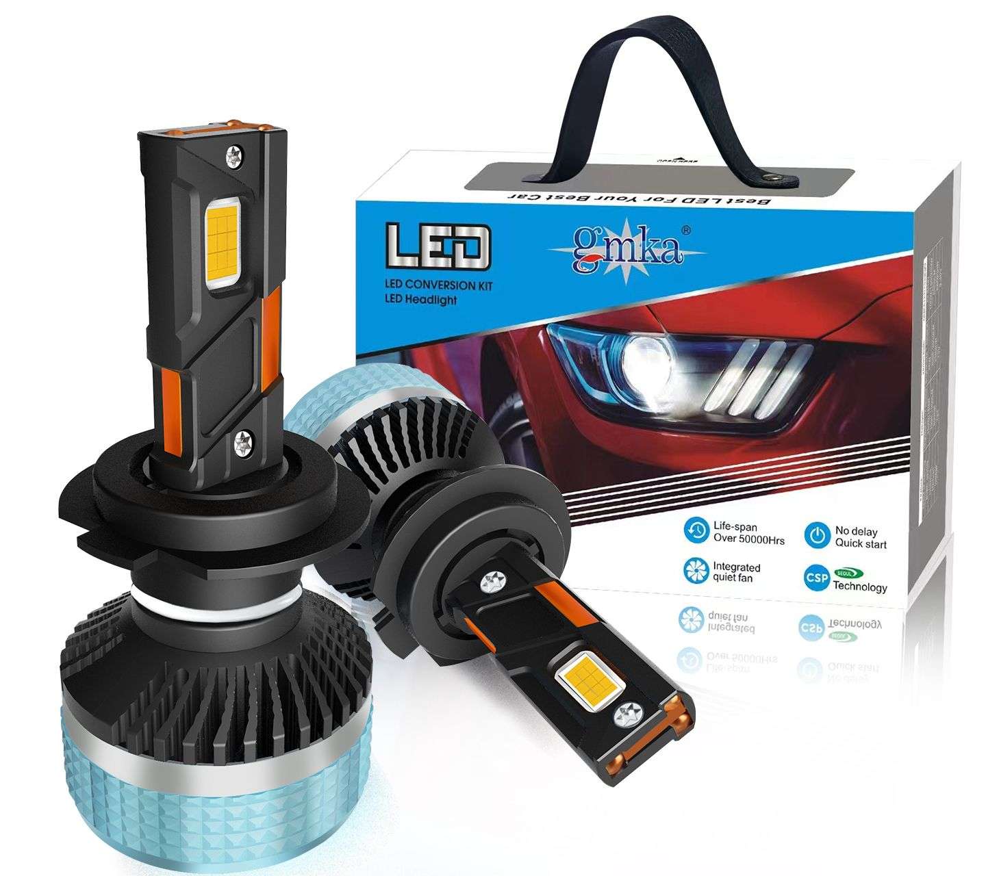 Car LED Headlight Bulb 700W H7 H4 H11 LED Lamp 3 Copper Tube LED Auto fog Lights 9005 9006 12V Turbo Headlight Bulb