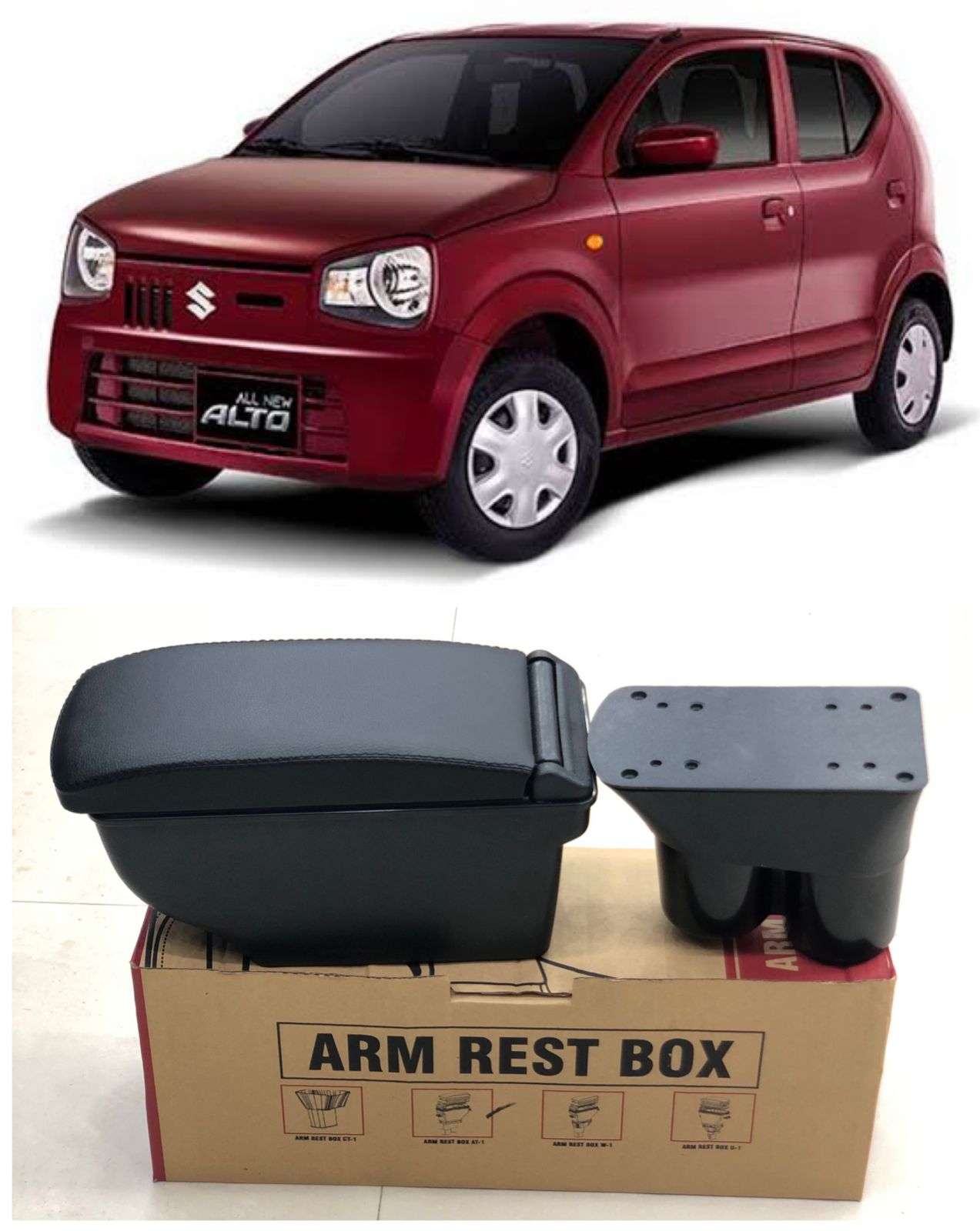 Center Arm Rest Console Suzuki Alto Luxury Quality Vinyl