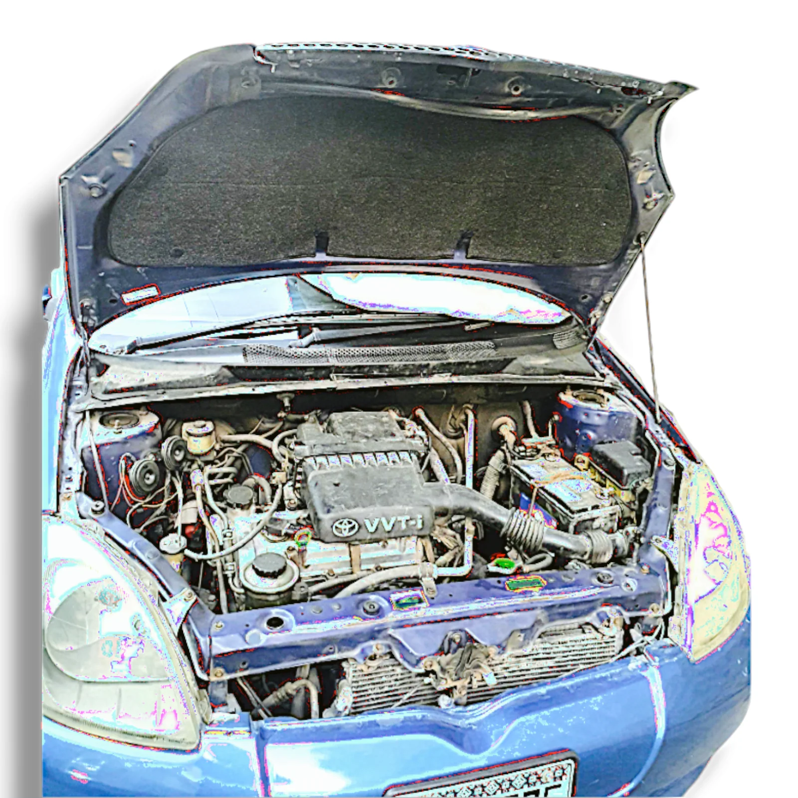 Toyota Vitz 1999-2005 Bonnet Insulator Namda with Clips – Thickness 5mm view 6