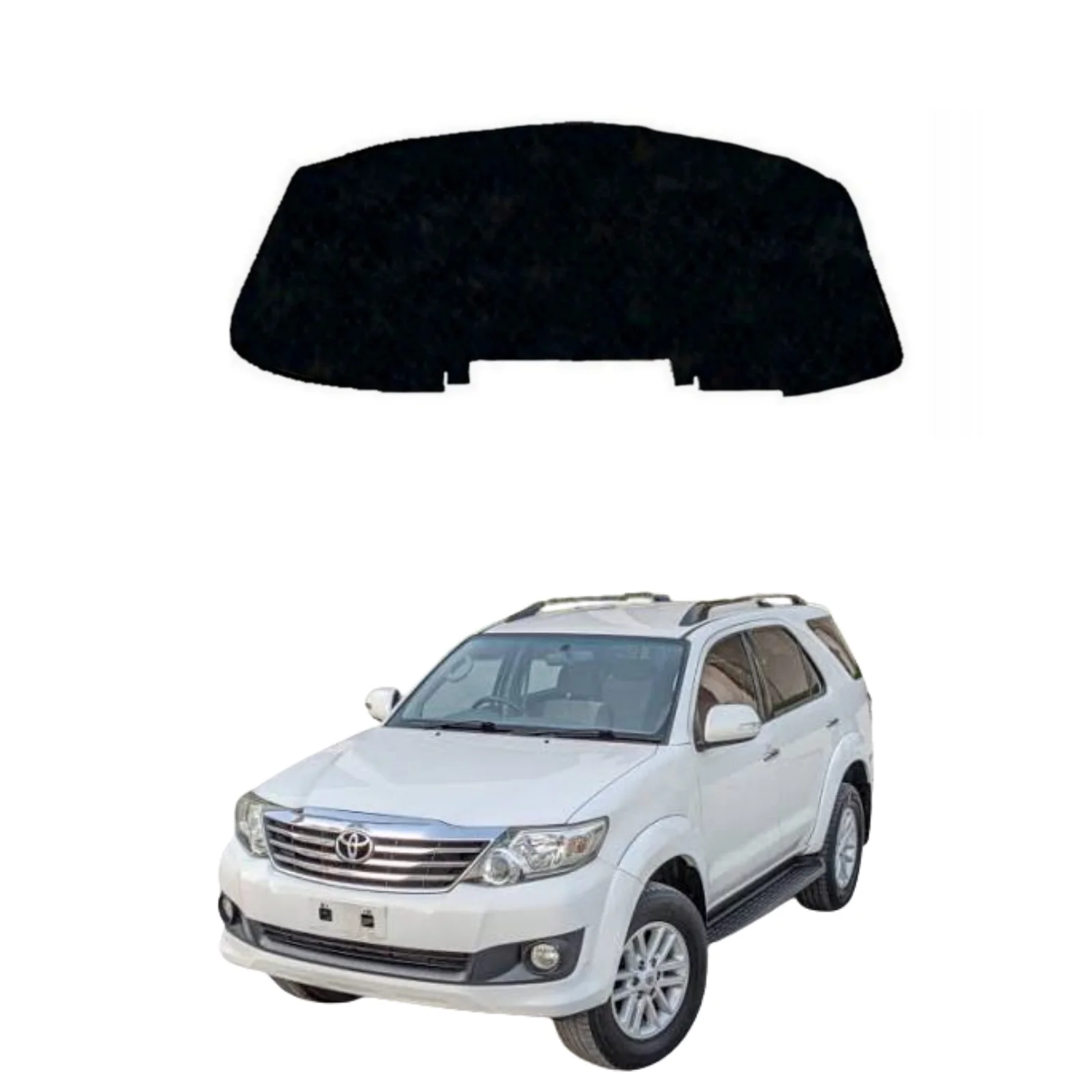 Toyota Fortuner 2005-2015 Bonnet Insulator Namda with Clips – Thickness 5mm