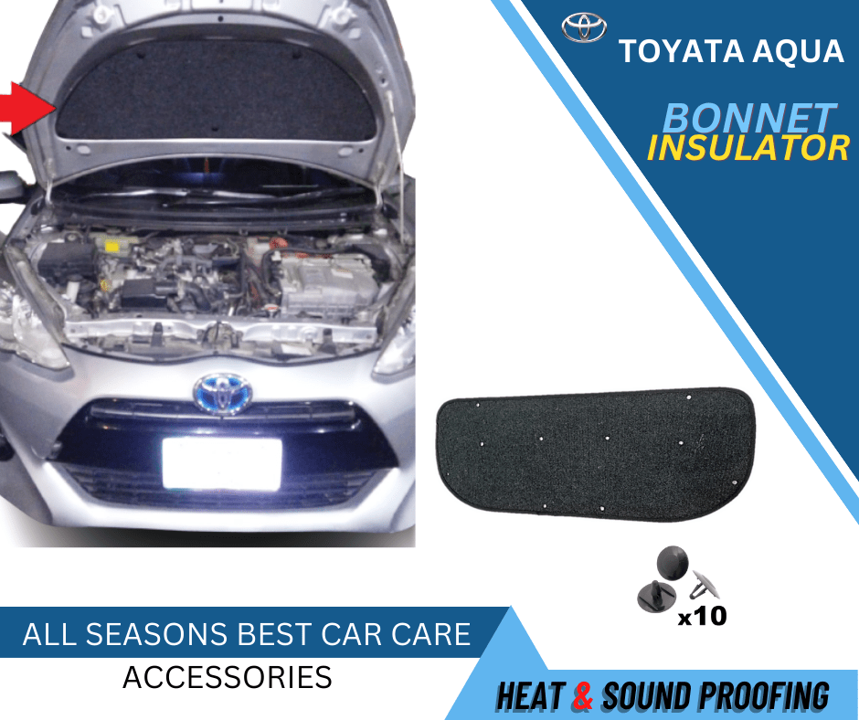 Bonnet Insulator For Heat Resistance & Sound Proofing – Toyota Aqua