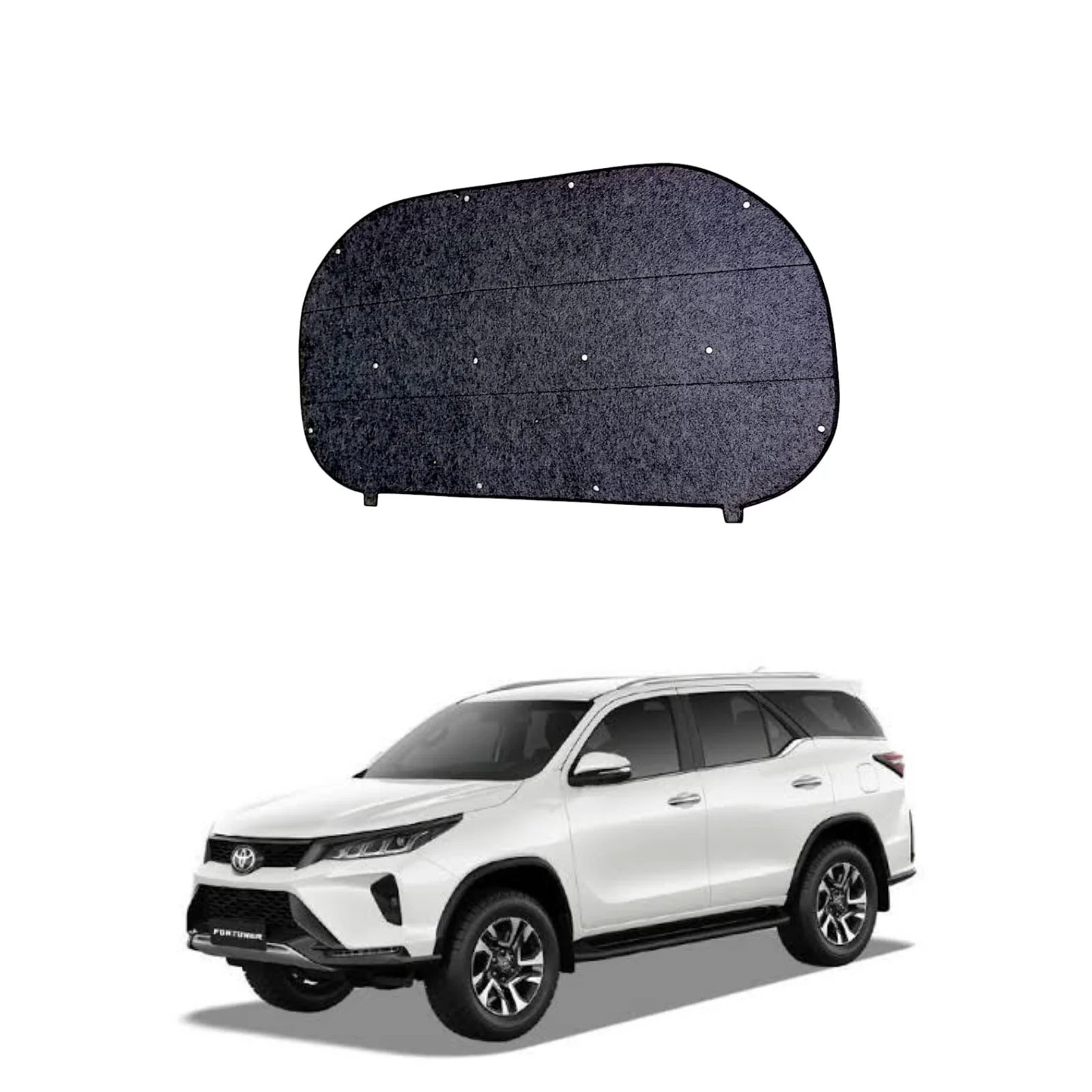 Toyota Fortuner 2016-2026 Bonnet Insulator Namda with Clips – Thickness 5mm