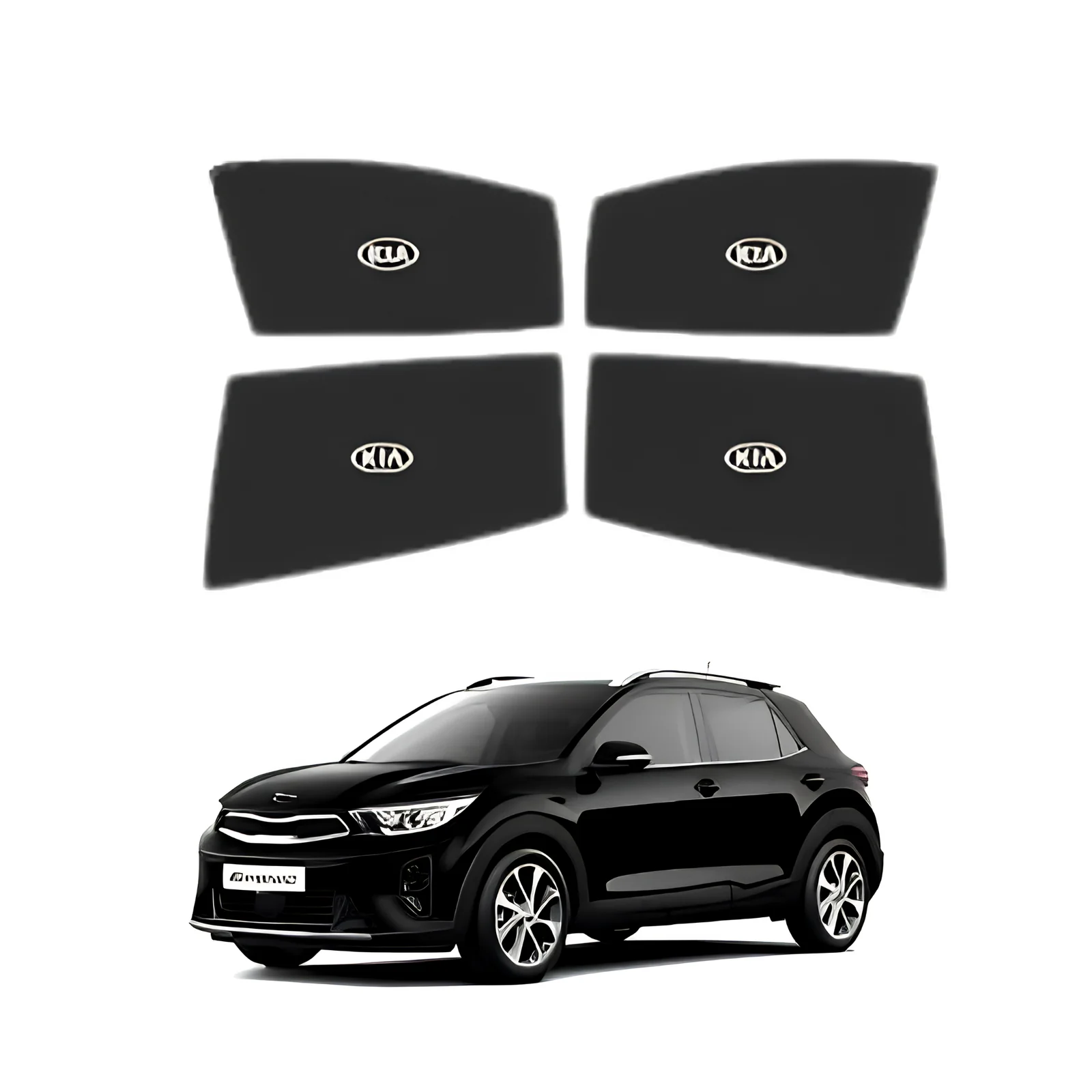 Kia Stonic Flexible Foldable Window Sun Shades