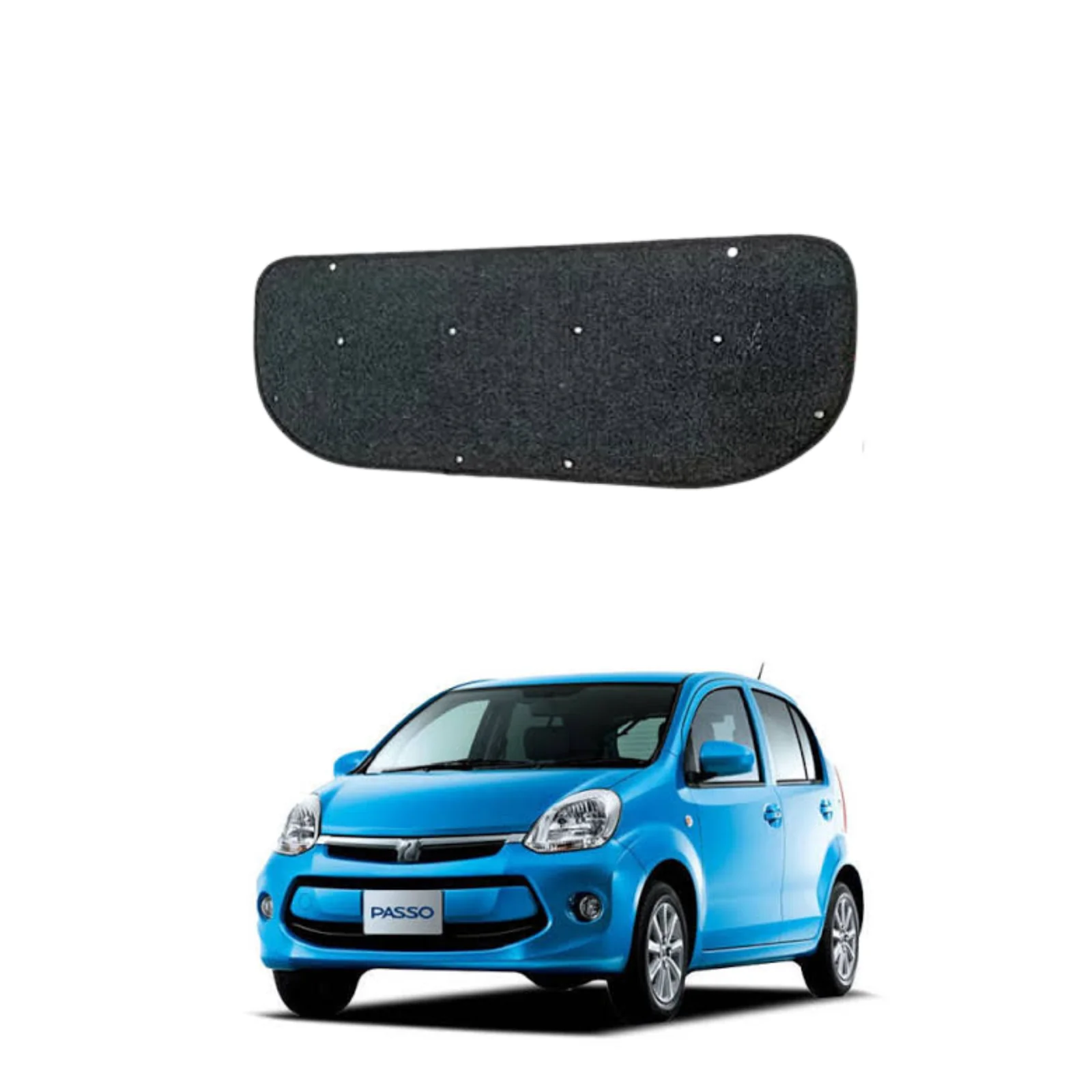 Toyota Passo 2007-2016 Bonnet Insulator Namda with Clips Premium