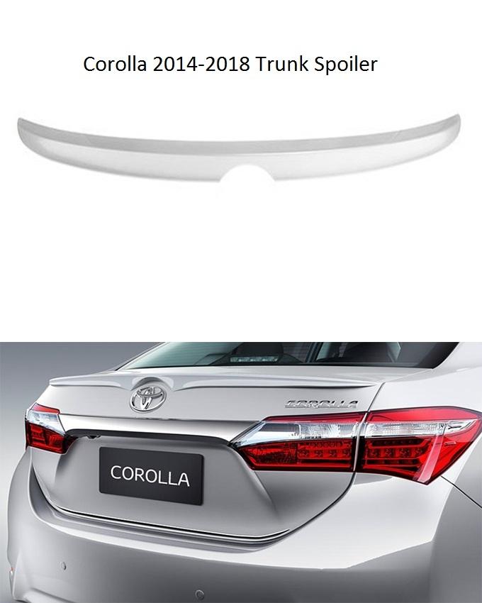 Digi Spoiler For Toyota Corolla Painted with 3M Tape
