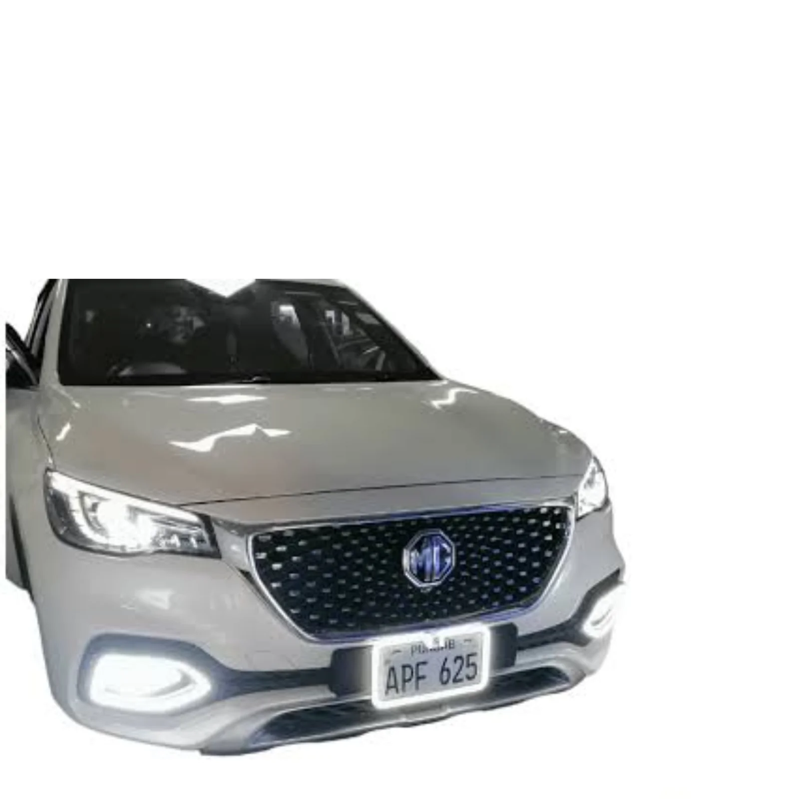 Universal White TRP Neon LED Car Number Plate Frame with Camera Fitting Option 1pc view 4