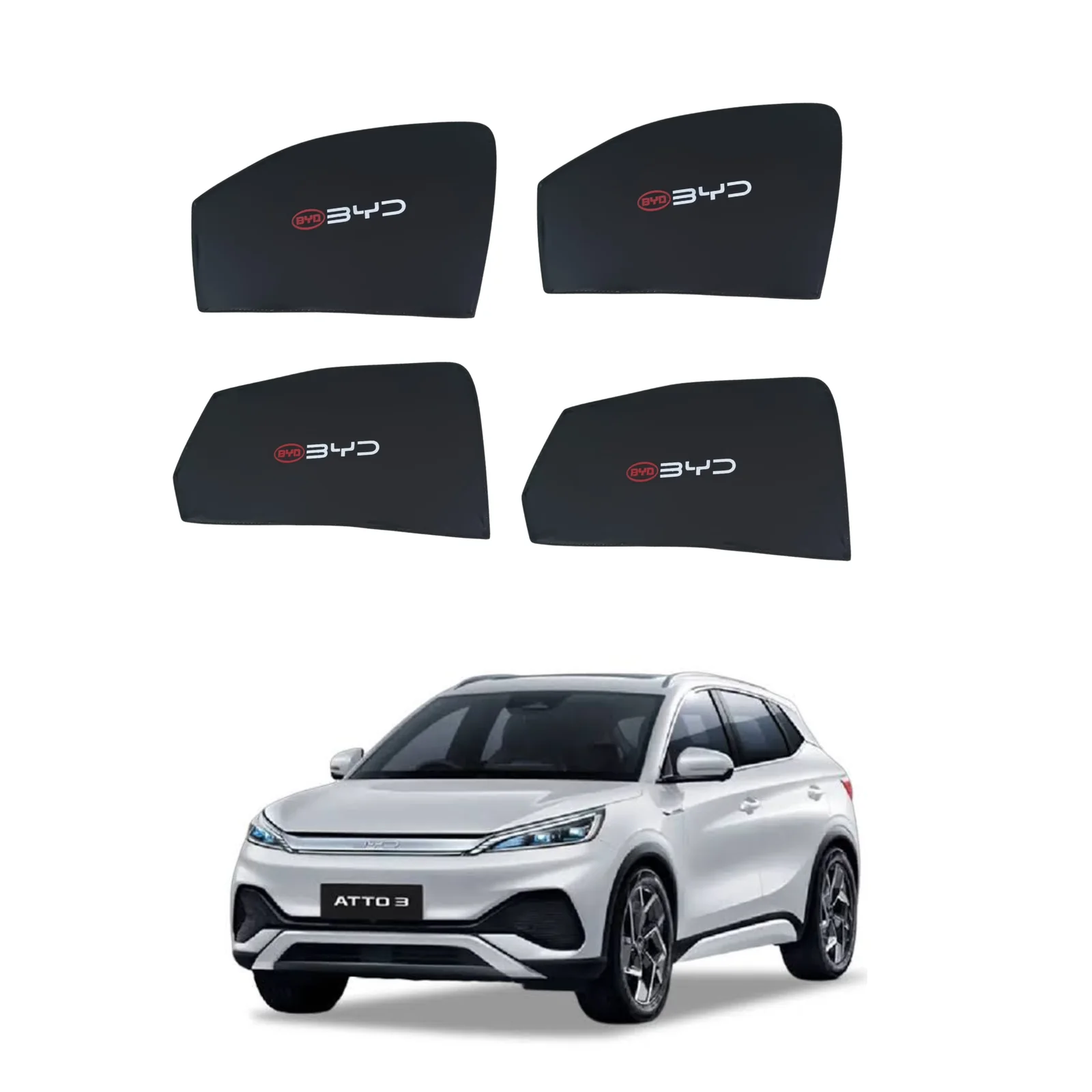 BYD Atto 3 2023-2026 Flexible Foldable Window Sun Shades
