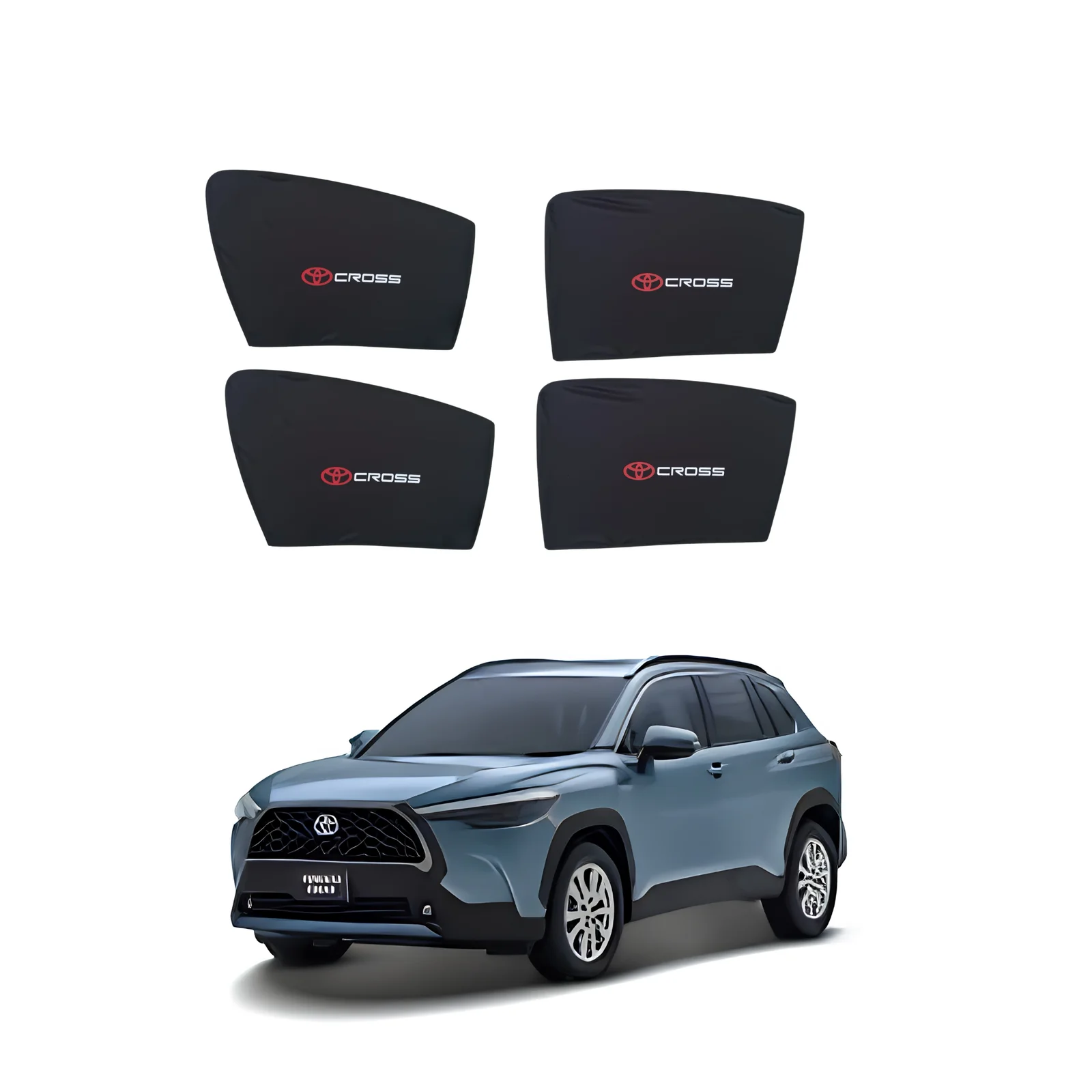 Toyota Corolla Cross 2023-2026 Flexible Foldable Window Sun Shades