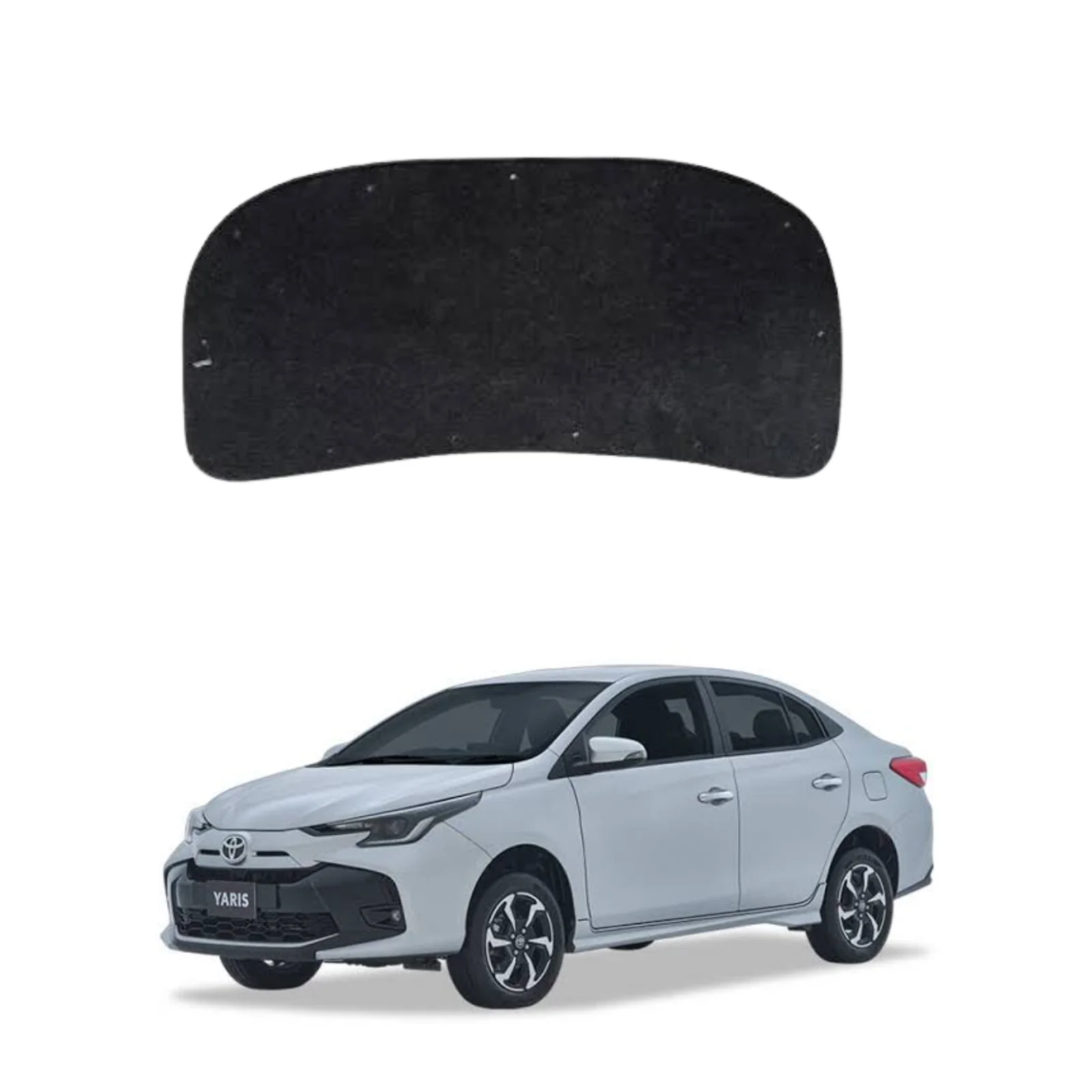 Toyota Yaris Bonnet Insulator Namda with Clips Premium
