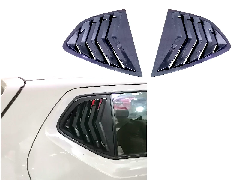 Suzuki Alto 2019-2026 Mugen Style Quarter Glass Louvers | ABS Rear Quarter Window Louvers view 4