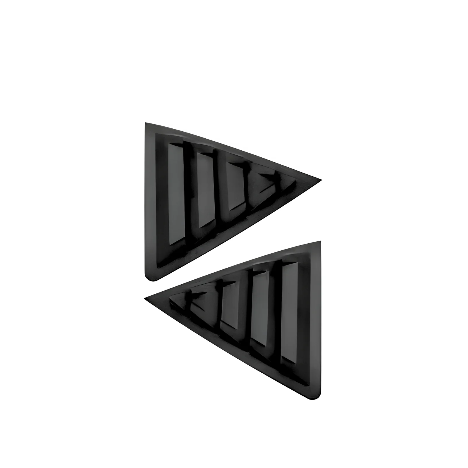 Toyota Corolla 2015-2023 Quarter Glass Louvers | ABS Rear Quarter Window Louvers view 2
