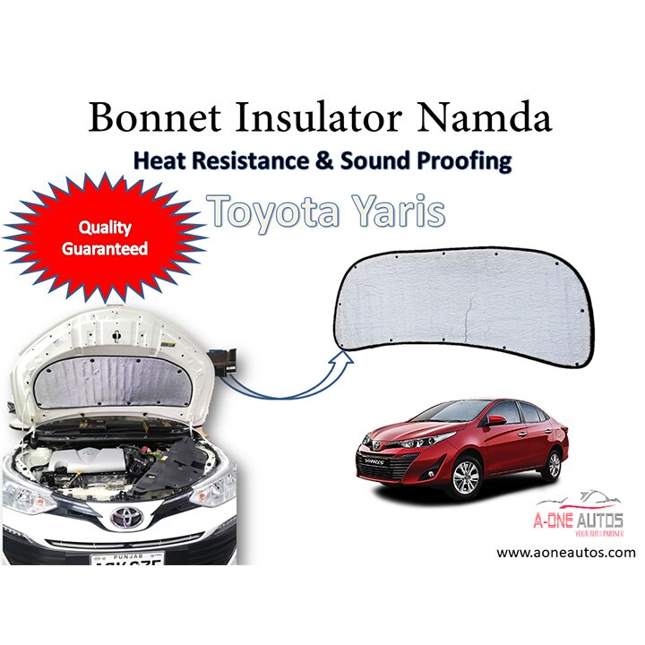 TOYOTA YARIS | Bonnet Insulator for Heat & Sound Proofing view 2