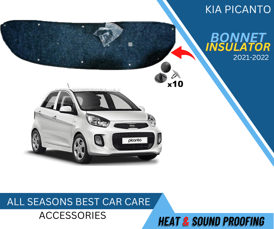 Bonnet Insulator For Heat Resistance & Sound Proofing – KIA Picanto