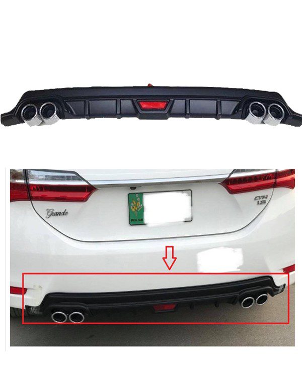 Back Bumper Diffuser For Toyota Corolla
