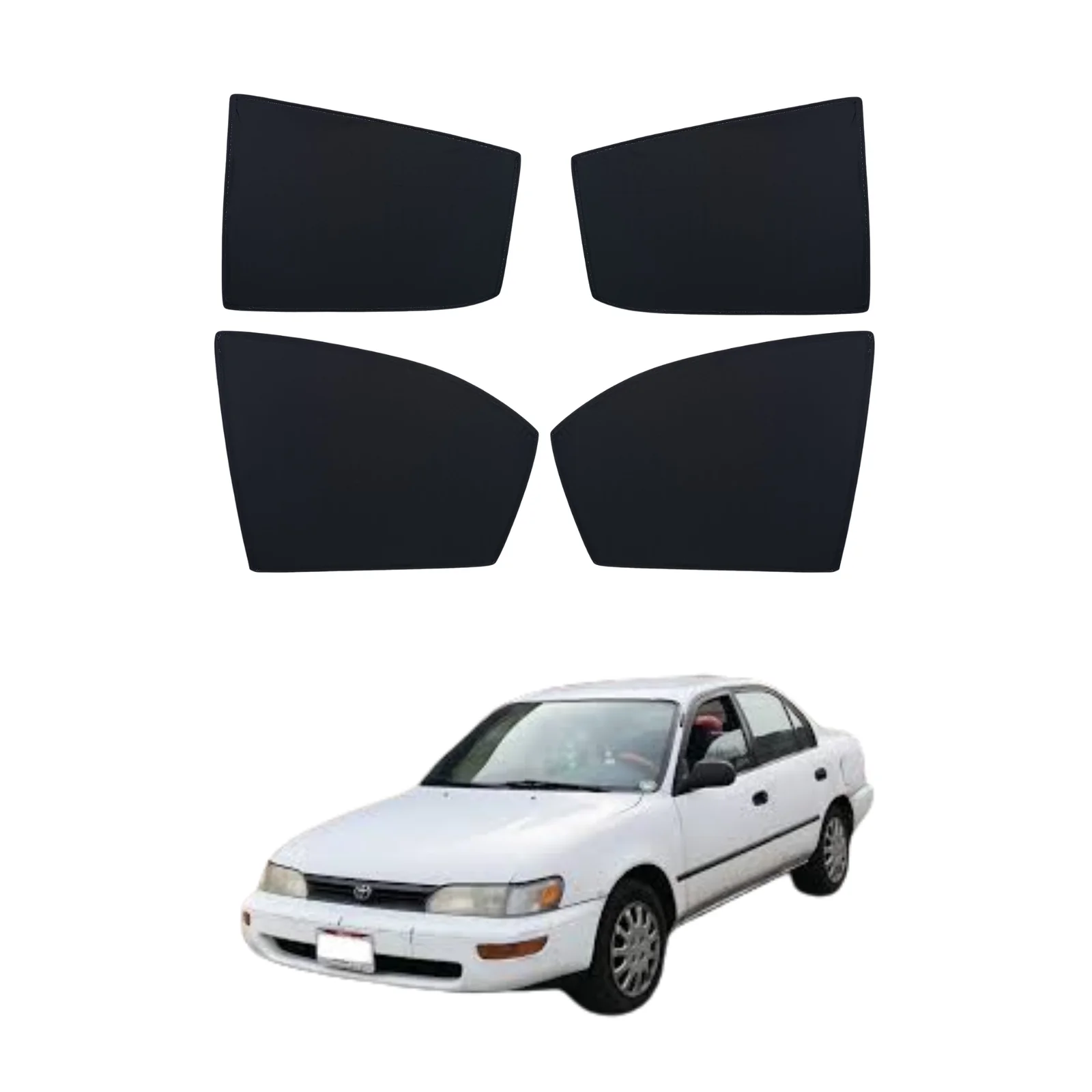 Toyota Corolla 1993-1997 Flexible Foldable Window Sun Shades