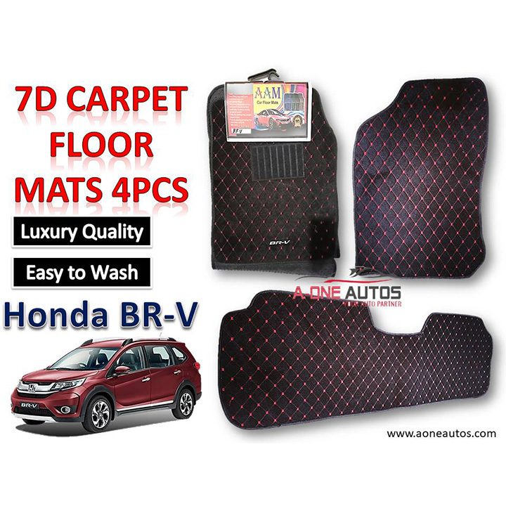 Honda BR-V 7D Luxury Floor Mat Set of 4pcs