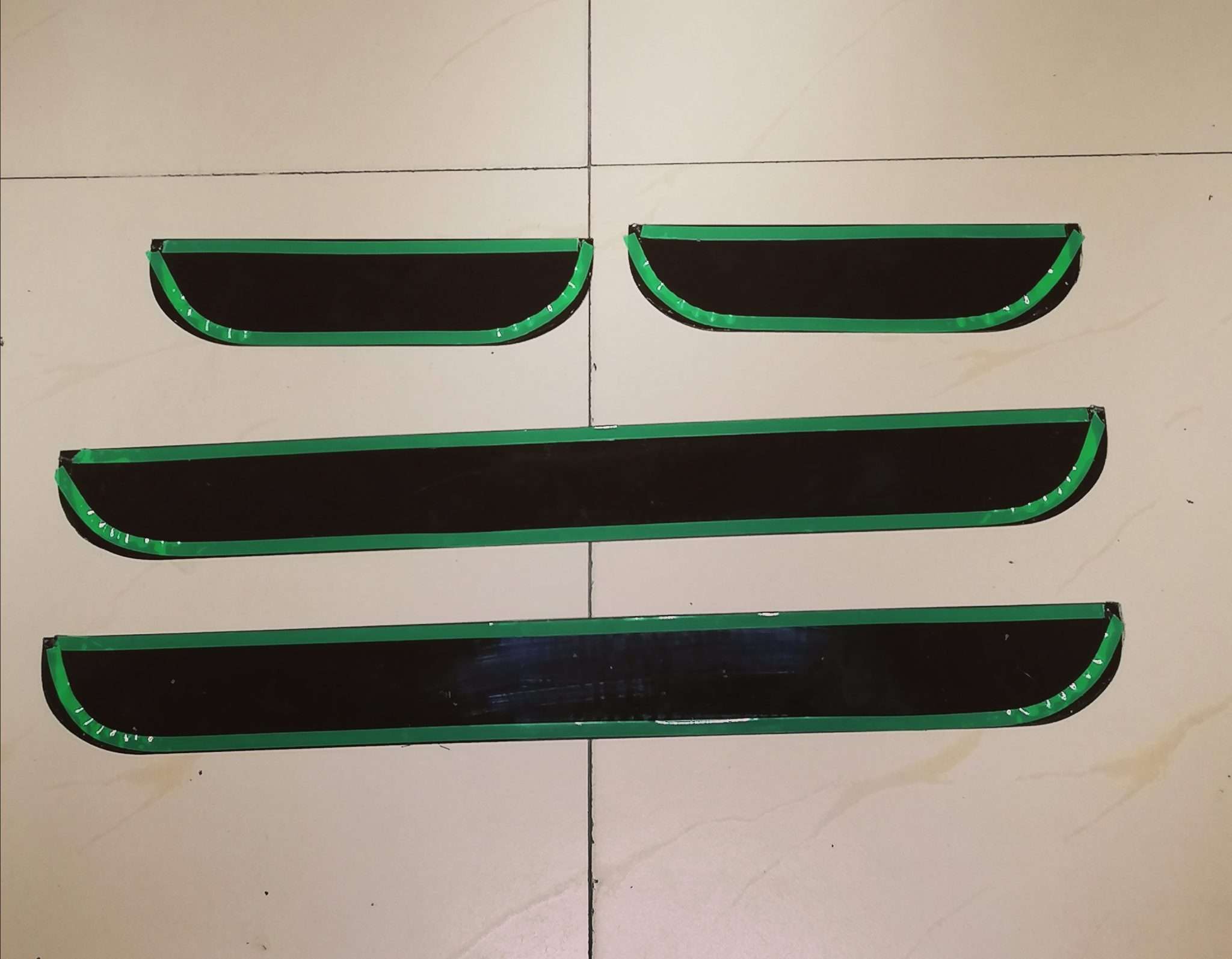 5D Carbon Door Sill Plates Universal view 5