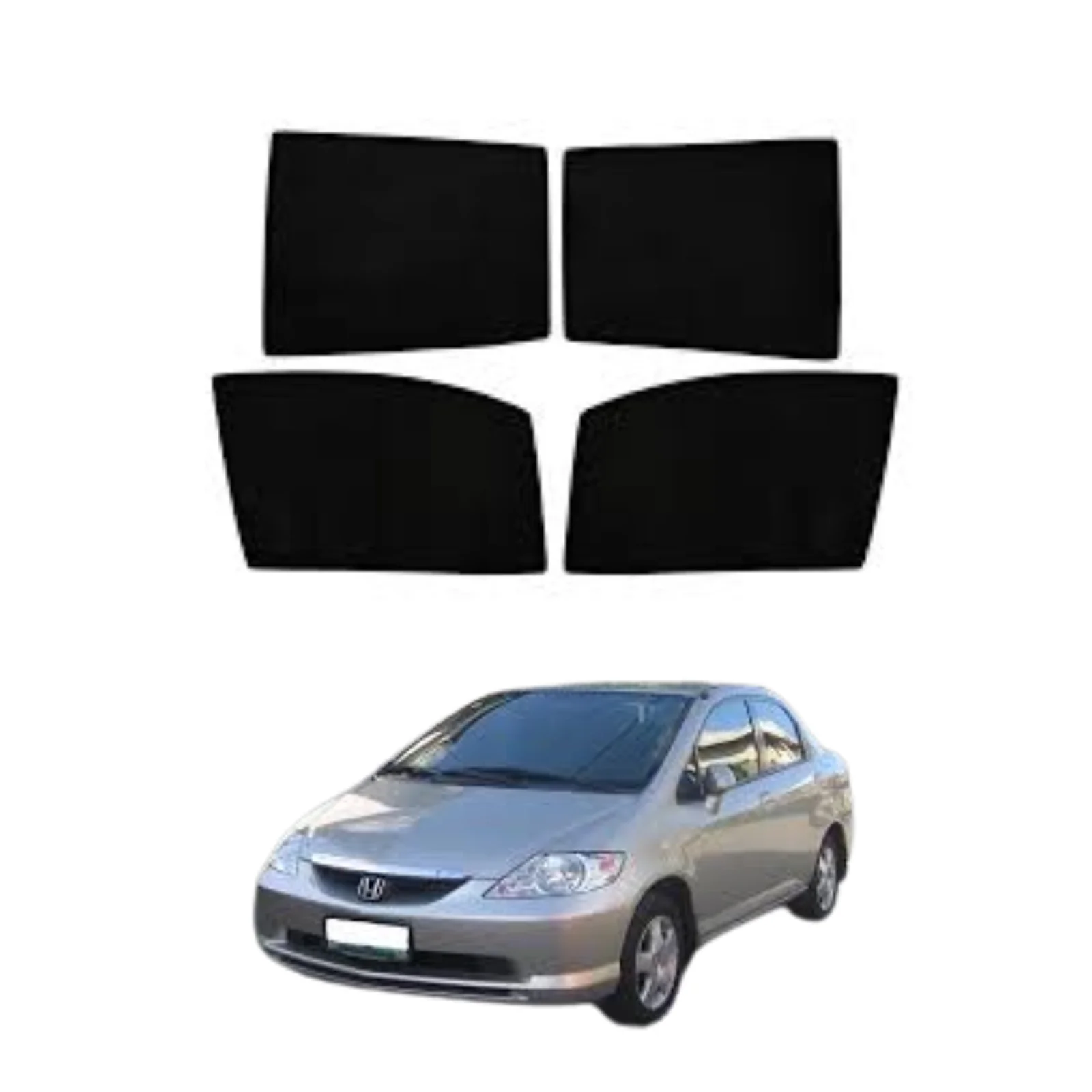 Honda City 2003-2008 Flexible Foldable Window Sun Shades