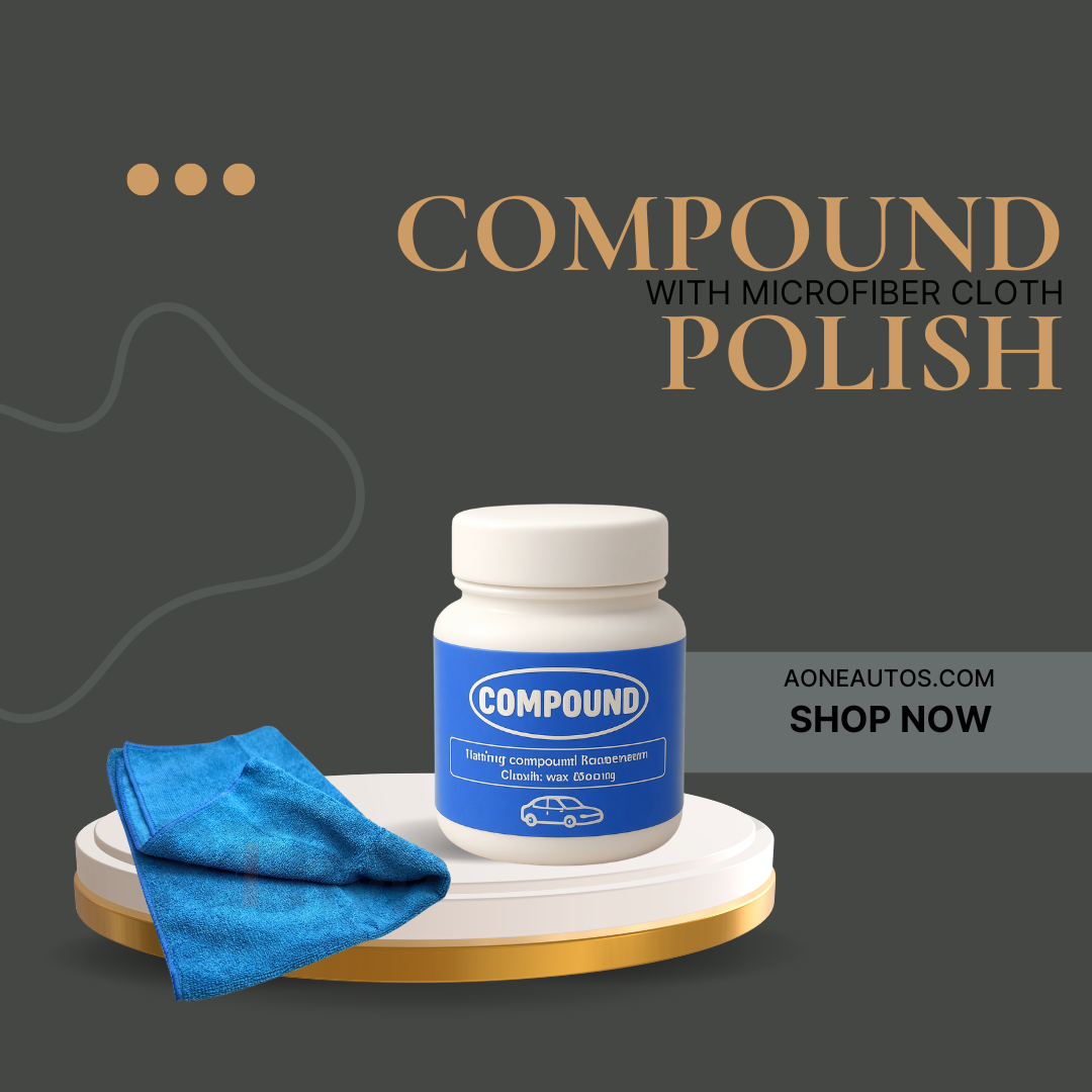 Professional Car Rubbing Compound with Microfiber Cloth view 2