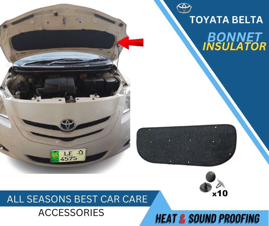 Toyota Belta Bonnet Insulator for Heat Resistance & Sound Proofing